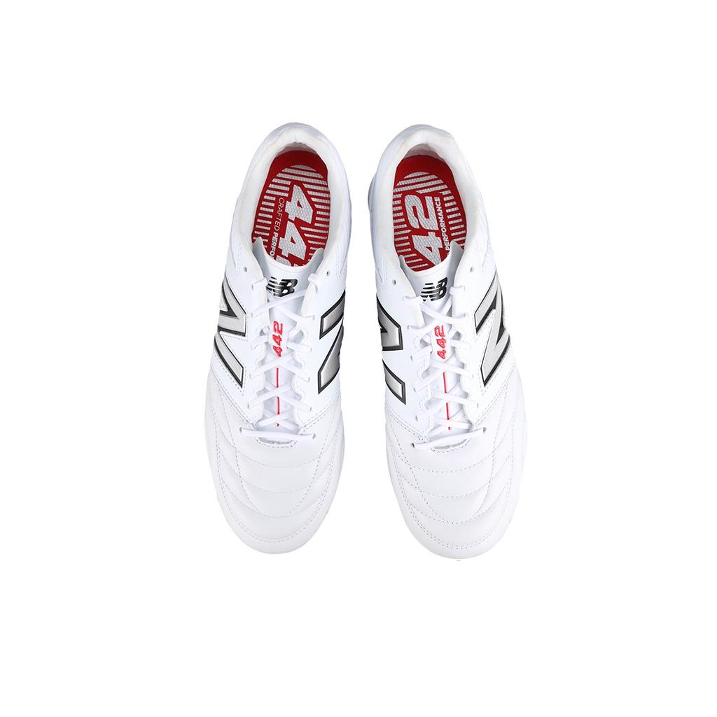 New Balance 442 V2 Pro Comfortable Sports TF (Rubber Studs) Shock Absorbing Durable Football Shoes Men Football Shoes White MS41TWT2-2E