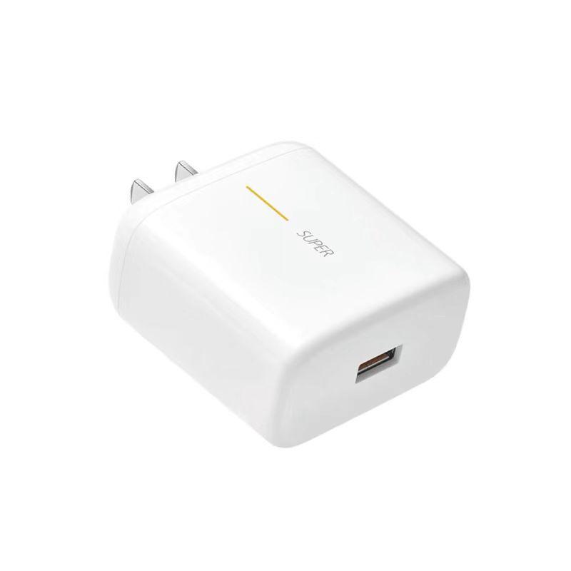 Compatible with OPPO 65W EU Standard Mobile Fast Charger USB Head