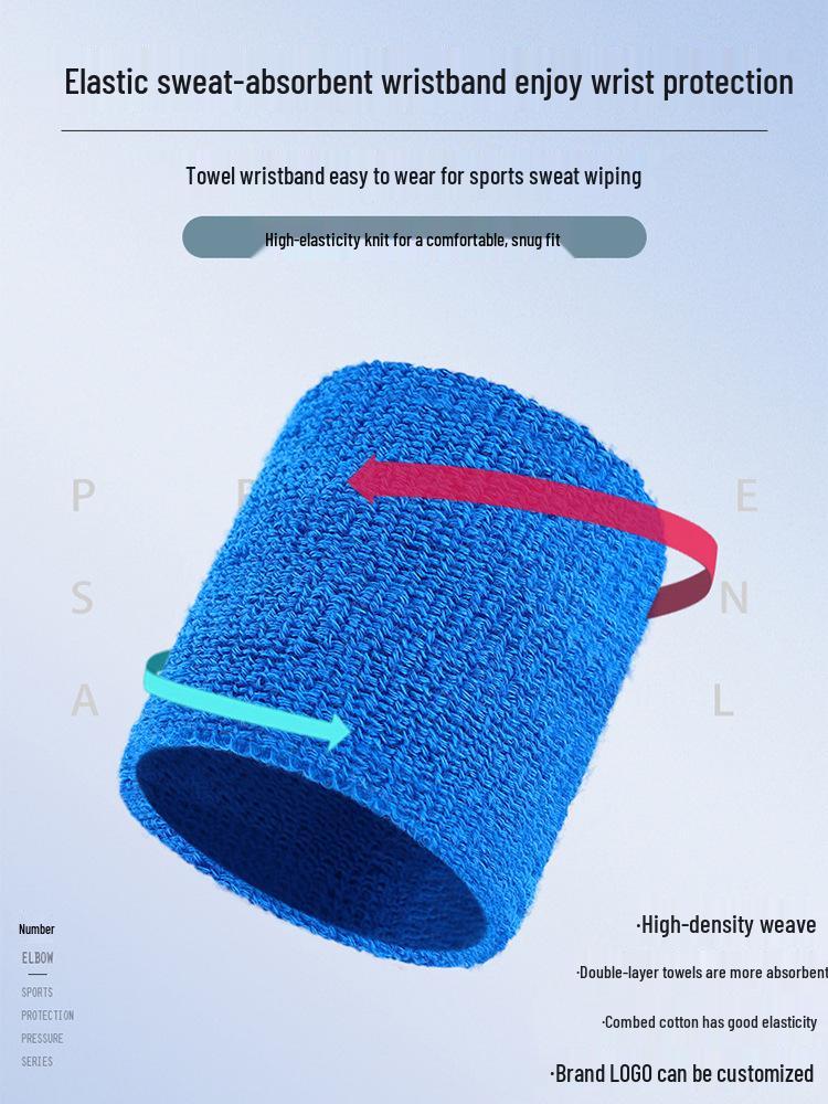 Farbiges schweißabsorbierendes Sport-Schweißband: Schutzhülle gegen Verstauchungen für Basketball & Fitness