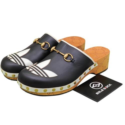 

Gucci X ЛОГОТИП Принт Клоги-сандалии Трилистник Мужские Черные 702252 EU 43 чёрный