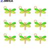 15PCS Enamel Colorful Dragonfly Charms Pendant Supplies For DIY Handmade Earrings Bracelets Jewelry Making Findings Accessories