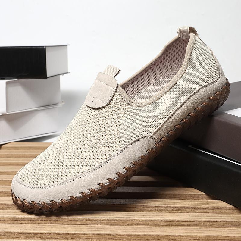 

Fashion Men s Casual Shoes Summer Outdoor Breathable Mesh Men Shoes Fashion Casual Sneakers Flat Men Moccasin Shoes Soft Walking Shoe 47