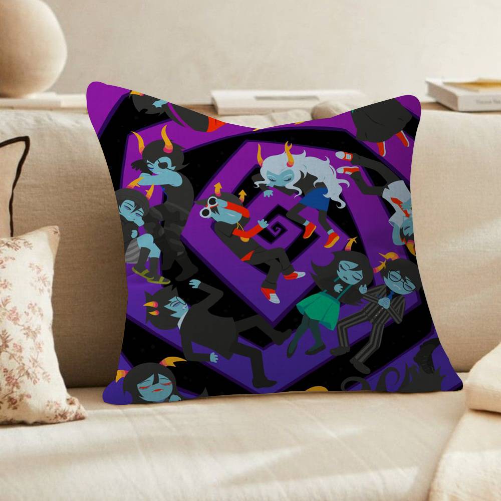 Popular Internet Anime HHomestuck Cushion Cover Pillowcase Upholstery Sofa Throw Pillow Home Decor Pillowcas