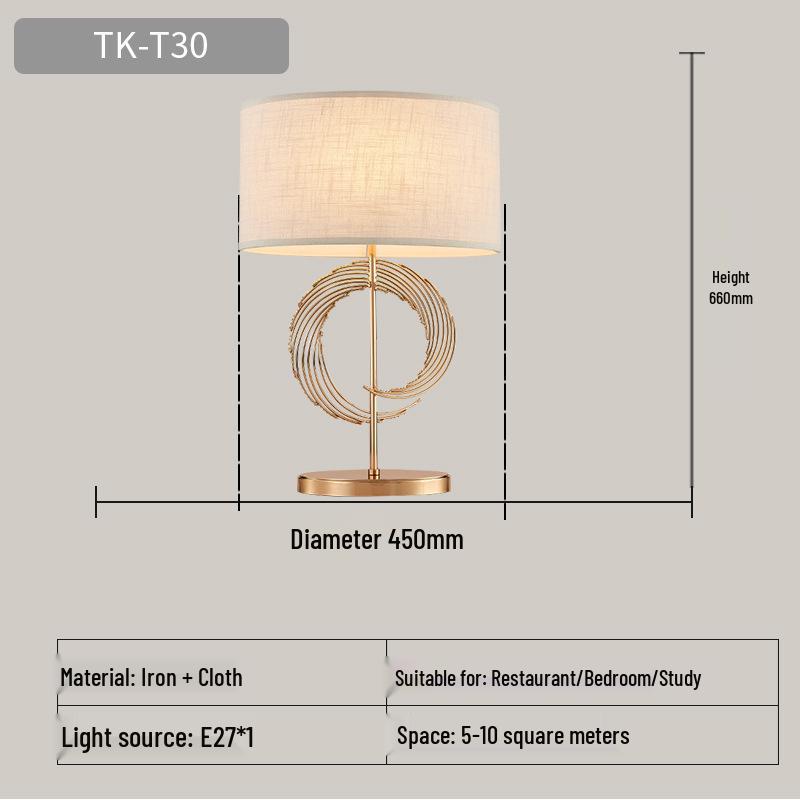 Nordic Creative Metal Art Desk Lamp - Modern Designer Style for Living Room, Bedroom, or Study