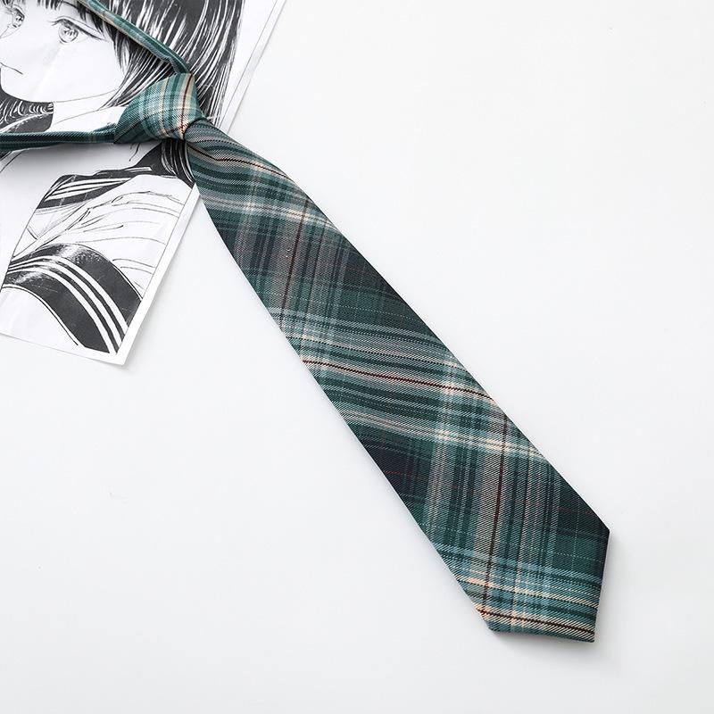 

Форменная клетчатая юбка в японском стиле для колледжа с галстуком-бабочкой, ленивая, без игр, женская клетчатая юбка, аксессуары с коллекцией