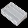 Transparent Hard Plastic Case Holder Storage Box for Model 26650 Batteries, Portable Battery Organizer