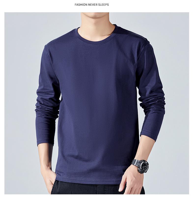 Pánské bavlněné tričko s dlouhým rukávem pro podzimní teambuilding