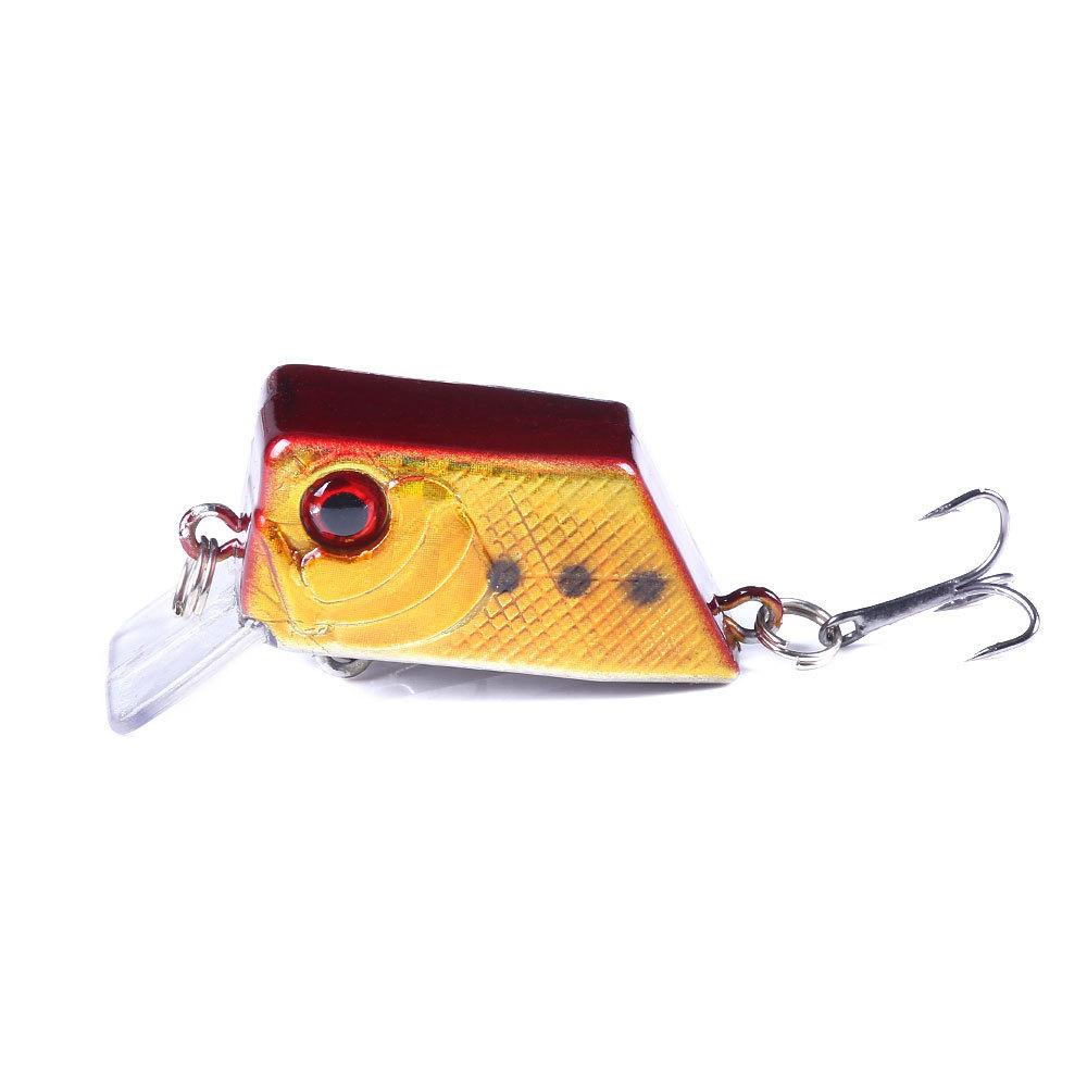

Mini Rock Fat Lure Bait4.5cm7gSquare Bionic Fake Bait Freshwater and Saltwater Universal Bass and Mandarin Fish Special Kill 4.5CM-7G-10