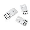 3Pcs R3000 Pedal Cover Set for Brake Clutch Accelerat Non Slip Manual Transmission Racing Sports Car