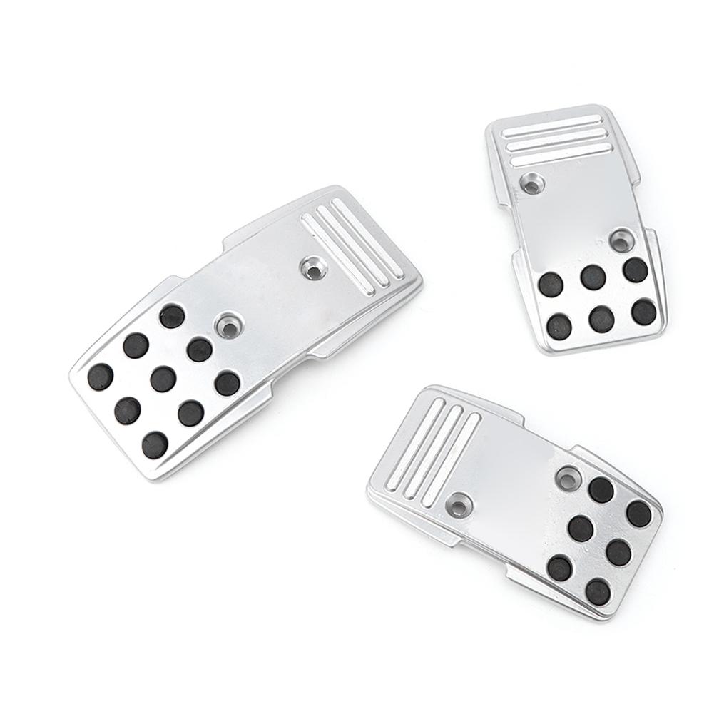 3Pcs R3000 Pedal Cover Set for Brake Clutch Accelerat Non Slip Manual Transmission Racing Sports Car