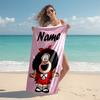 Personalized Customized Proof Beach Towel with Mafalda Pattern - Soft, Absorbent,quick-drying,perfect Swimming,camping&bathing
