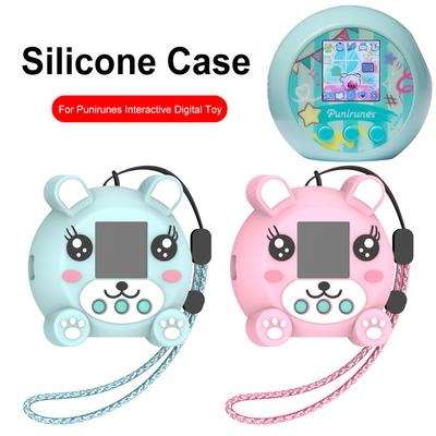 Siliconen Hoes Schokbestendig Zachte Beschermhoes met Lanyard Beschermhoes voor Punirunes Virtuele Elektronische Huisdieren Accessoires