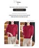 Elegant Plus Size Chinese Style Wool Sweater for Middle-aged and Elderly Women - Autumn/Winter Knitwear