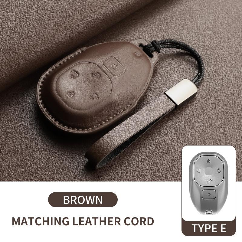 

Leather Car Key Cover For Gac Trumpchi Gs3 Gs4 Gs5 Gs8 Ga3 Ga4 Ga6 Gm8 Sgs7 Legend E8 Auto Keychain Protection Shell Accessories