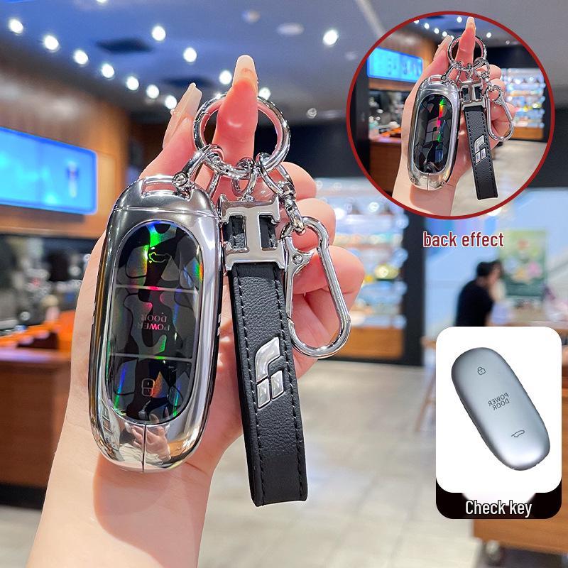 Li Auto Key Cover: Fits 25 L7, 24 L9, One, and L8 Models with Premium Metal Buckle and Full Protection for L6