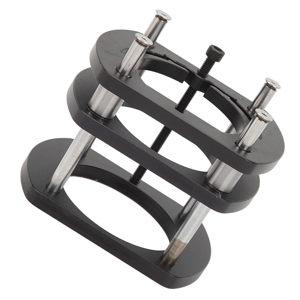 Trimming Machine Router Lift Table Base Aluminum Alloy Router Lift System with 4 Jaw Clamping Black