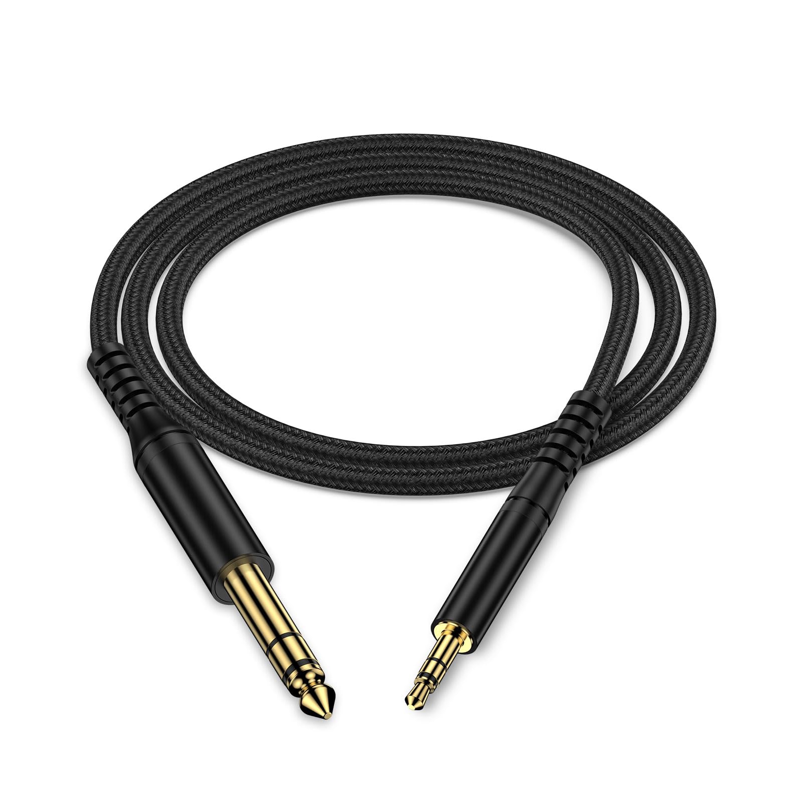 

Viviver Audio Conversion Cable Mini Plug to Standard Plug Male to Male Stereo Cable AUX Cable Audio Cable Stereo Mini Plug Home Car Stereo Heavy Duty чёрный