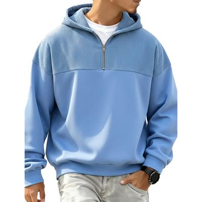 Herren Freizeit-Kapuzenpullover mit Reißverschluss