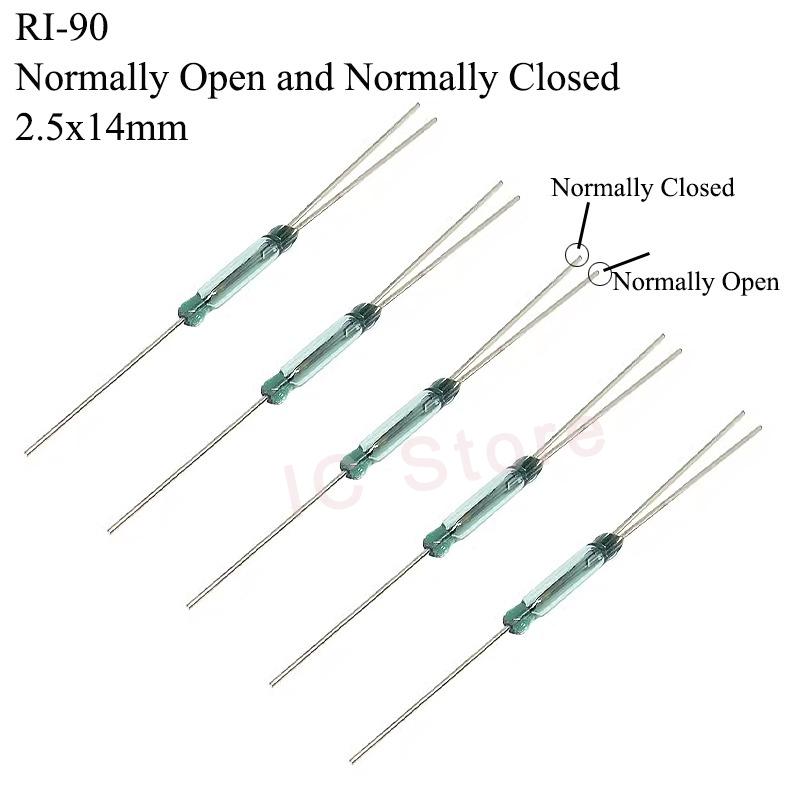 5/10PCS Reed Switch Magnetic Switch Sensor MKA07101 MKA10110 Y213 MMKA17101 GPS-11A GPS-14A GPS-14B NO NC Normally Open Closed