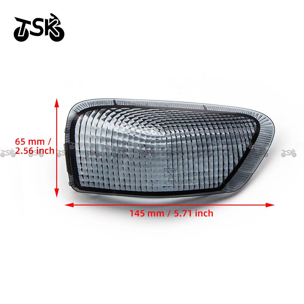Front Rear Turn Signal Light Lens For KAWASAKI ZZR 400 ZZR500 ZZR 600 Ninja ZX6 1990-1992 Motorcycle ZZR600E Flashing Lamp Cover