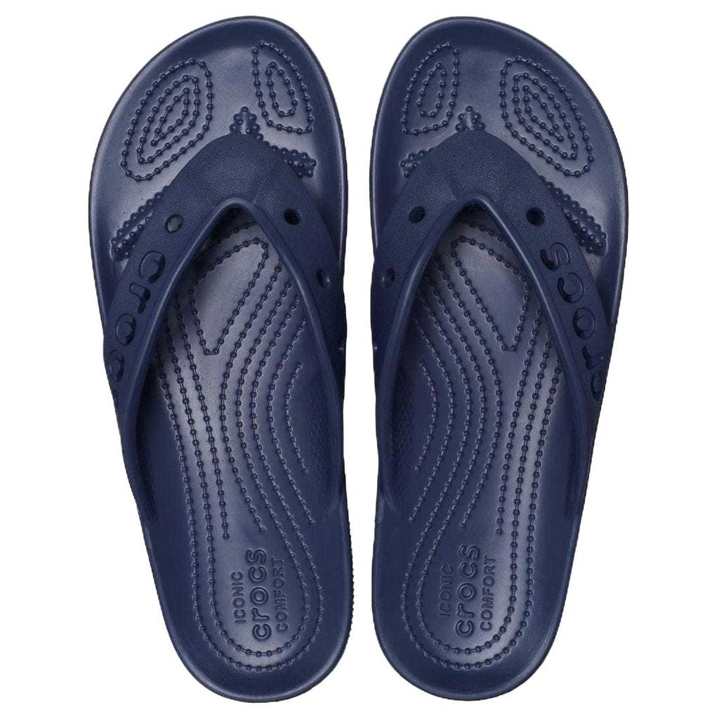 Crocs Baya 2 Simple Comfortable Anti-Chafe Flip Flops Unisex Footwear Blue 208192-410
