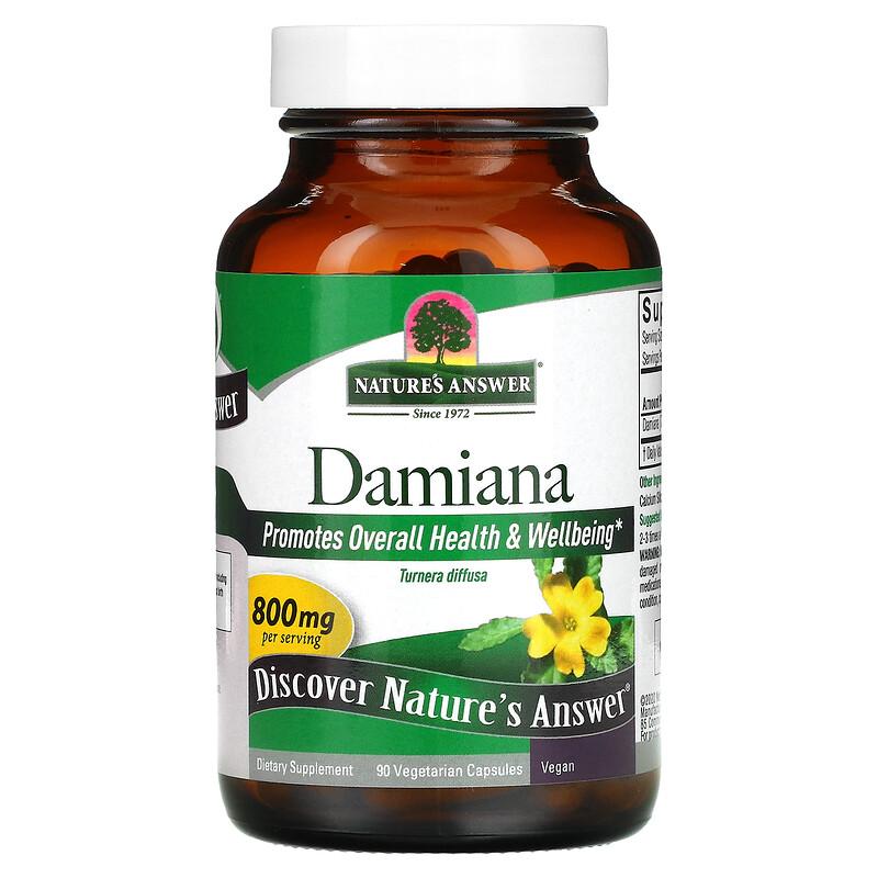 Damiana, 90 Vegetarian Capsules (400 mg per Capsule)