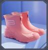 Cross-Border Fashion Men's Short Rain Boots - Trendy, Cool, Warm Rubber Wading Shoes for Outdoors