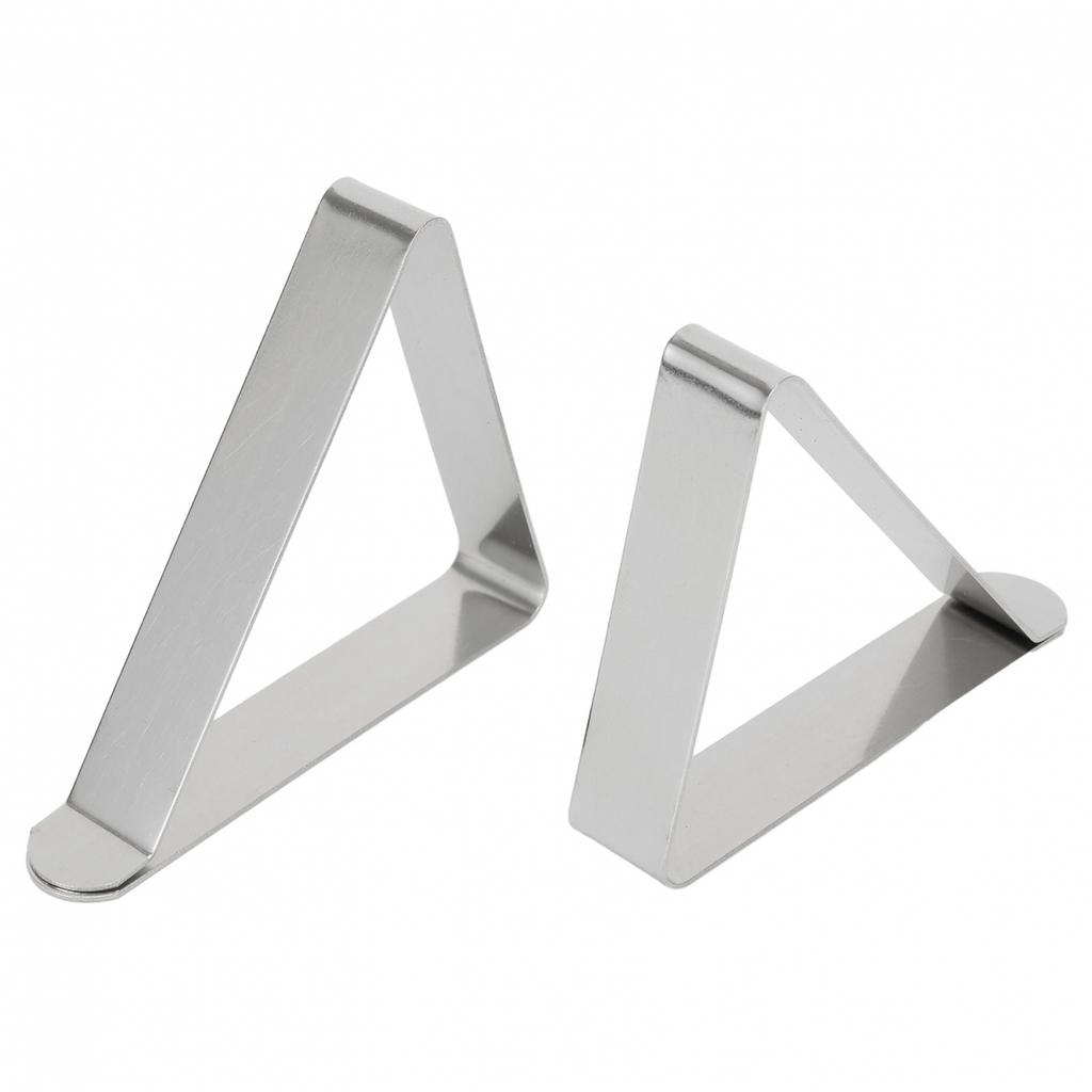 Lightweight Stainless Steel Tablecloth Clips Set of 8 Convenient and Reliable
