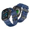 Yaxo Strap for Apple Watch Rugged Evo Sport Band Ocean Blue