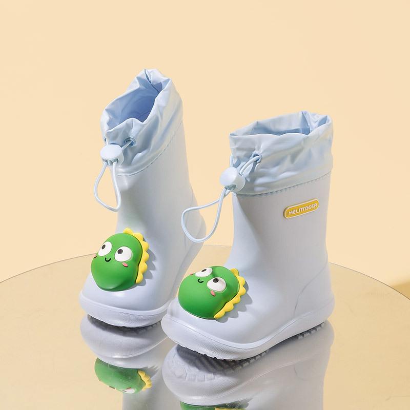 

New Cute Cartoon Non-Slip Children s Rain Boots - Little Bear Design for Boys & Toddlers 180: Insole 18cm, Fits 17.5cm