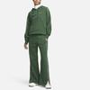 Nike Phoenix Fleece Color-Block Logo Embroidered Drawstring Knit Pants Women Bottoms Green FV4972-323