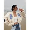 Shemoda Lamb Wool Short All-Match High Waist Embroider