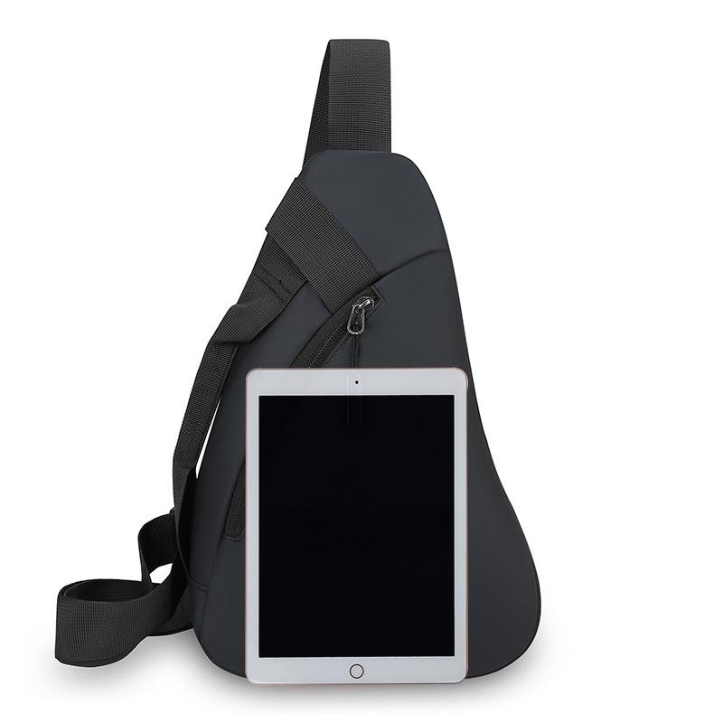 Unisex Crossbody Bag Adjustable Zip Casual Sling Shoulder Flap Bags Large Capacity Chest Bag Phone Bag