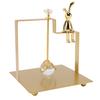 European Style Square Napkin Holder Iron Art Sitting Rabbit Decor Tissue Rack for Home Bar Tea House
