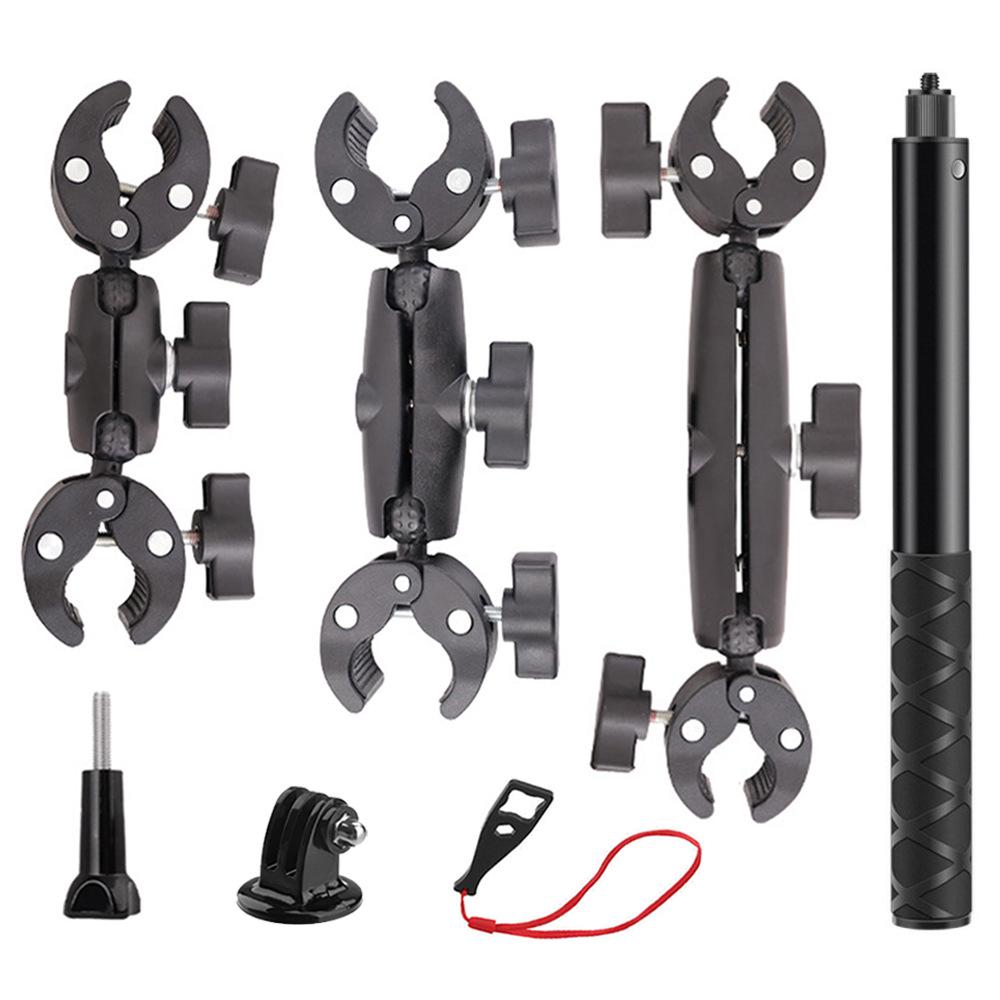 Motorcycle Clamp Selfie Stick & Camera Mount for Sports Accessories