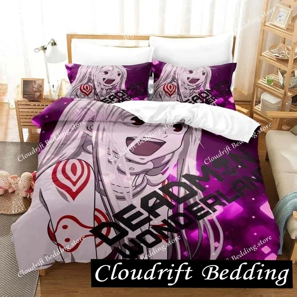 New 3D Printed Anime Deadman Wonderland Bedding Set Single Twin Full Queen King Size Bed Set Adult Kid Bedroom Duvet Cover Sets