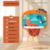 Toddler No-Drill Suction Cup Indoor Basketball Hoop - Silent Scoring Toy