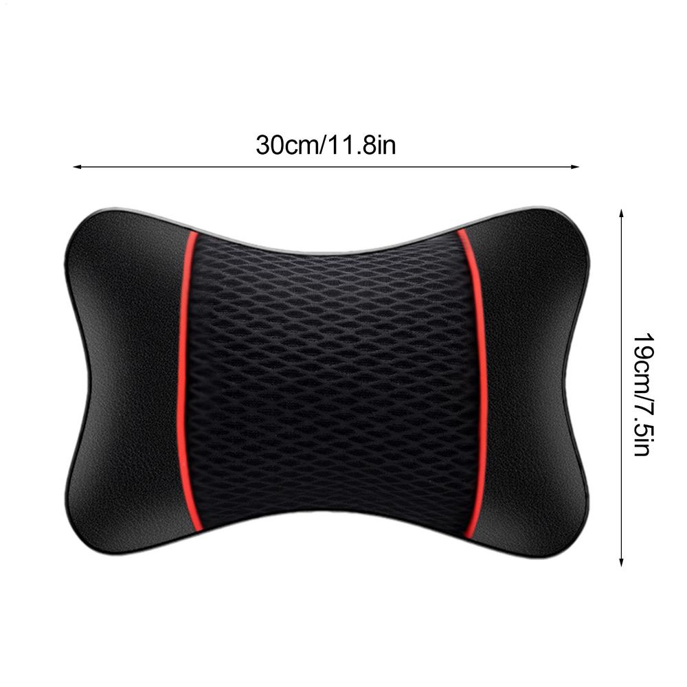 Elastyczny Oddychający Skórzany Zagłówek Dwustronny Samochodowy Ciężarowy Wnętrze Zagłówek Poduszka Podpierająca Szyję Wygodny Uniwersalny Zagłówek