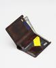 Matt Adobang Cowhide Mini Wallet (Two-Tone Light Brown) W21351
