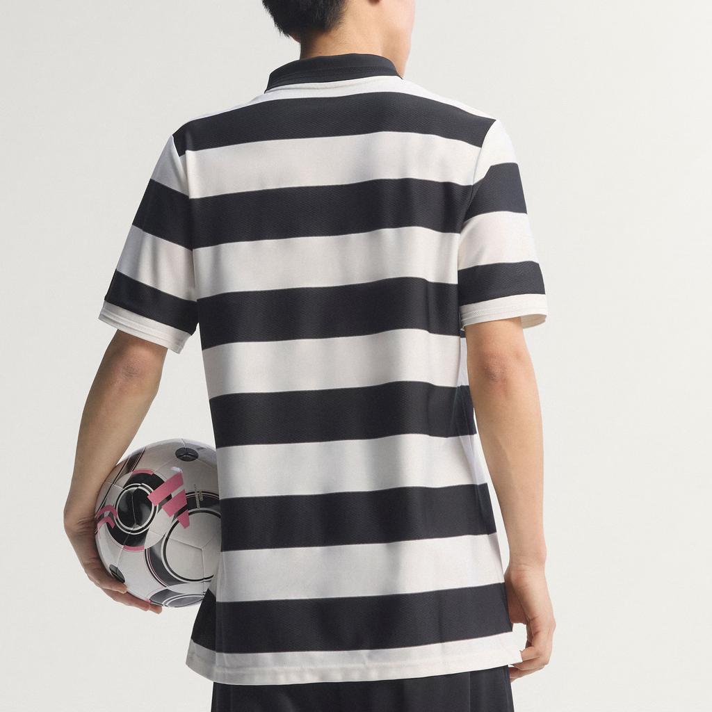 Adidas Juventus Lightweight Moisture-Wicking Breathable Striped Short Sleeve Soccer Jersey Men tops KB8066