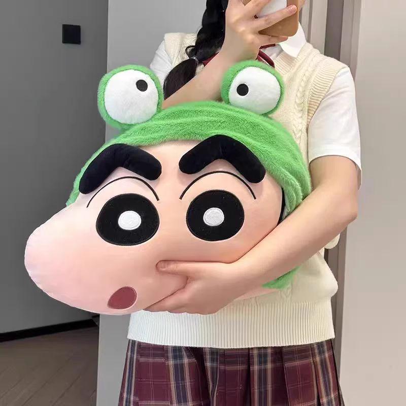Original Crayon Shin Chan Plush Toy Big Size Lying Cartoon Stuffed Kawaii Doll Christmas Gifts Trendy Toys Cuddly Fluffy Huggable Comfort Adorable