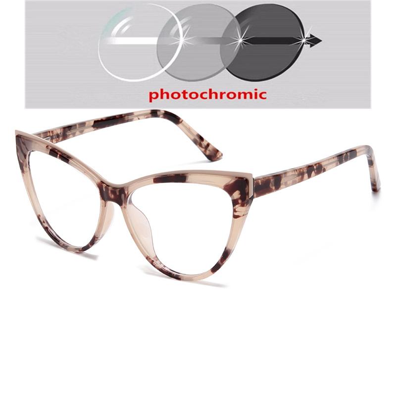 Spring Hinge Women Cat Eye Prescription Glasses For The Nearsighted Anti Blue Rays Myopia Spectacles Power 0 -0.5 -0.75 To -6.0