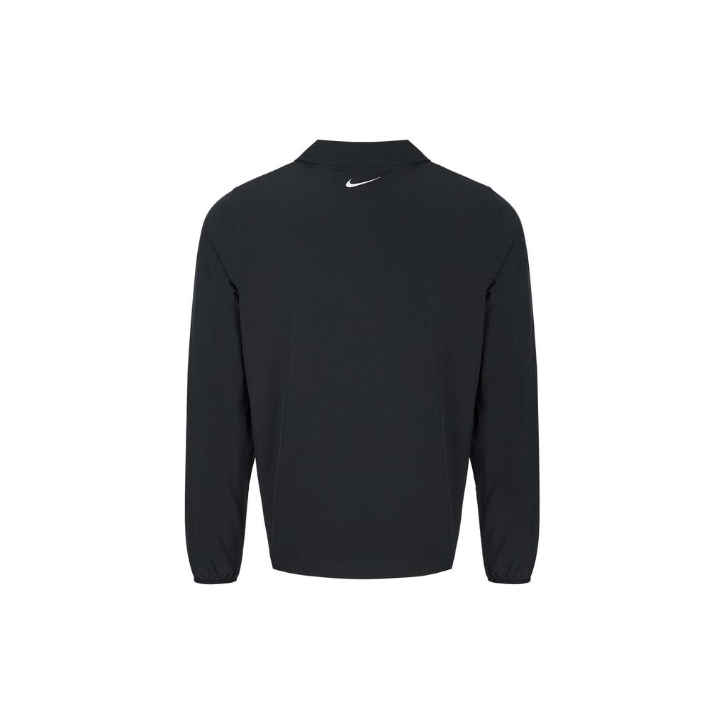 Nike Solid Color Zip Collar Long Sleeve Waterproof Jacket Men Jackets Black FQ0462-010
