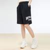 Anta Lifestyle Series Letter Print Knitted Five-Point Shorts Men Shorts Basic-Black 152338311-2