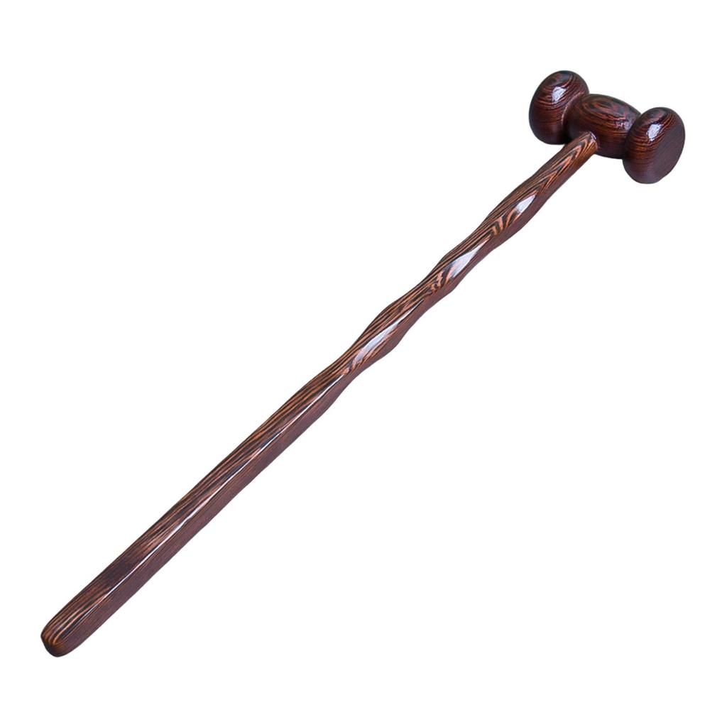 Wooden Back Massager Hammer, Arms Portable Handheld Massage Hammer Wooden Manual Massager