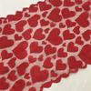Valentine's Day Table Flag Decoration Red Knitted Love Table Flag