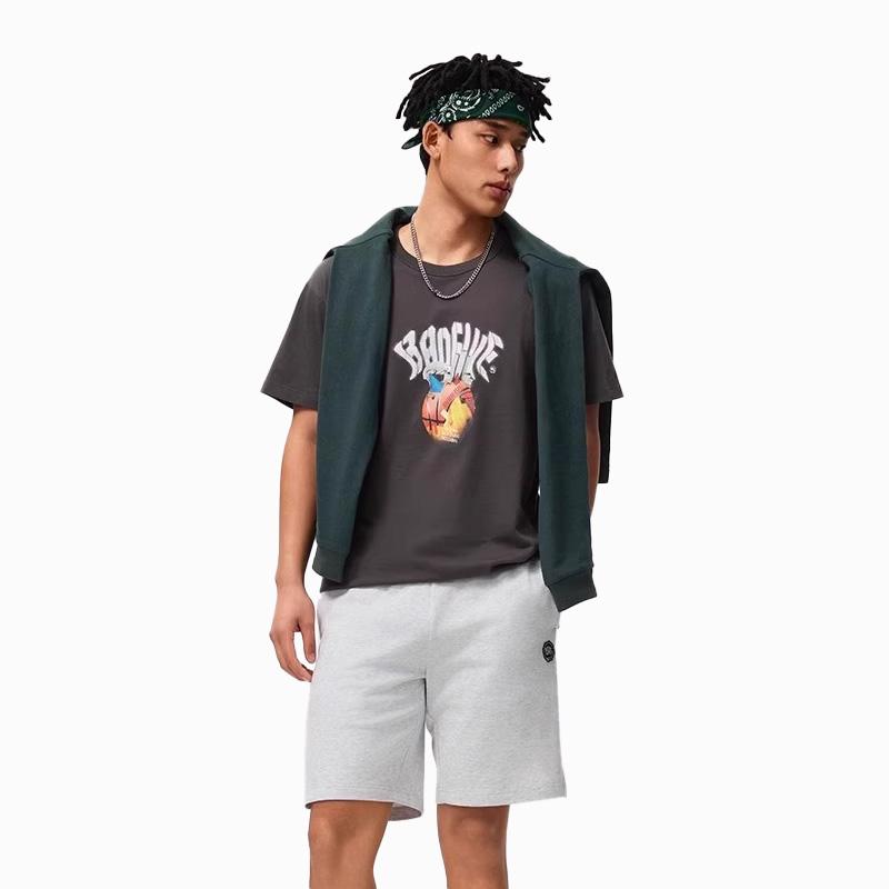 Li Ning Badfive Series Comfortable Versatile Lace-Up Simple Letter Logo Five-Point Casual Shorts Unisex Shorts LNKW349-1