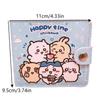 Kawaii Chiikawa Coin Bag Cute Cartoon Pu Leather Wallet Short 2-Fold Money Change Pouch Lovely Casual Card Holder With Buttons