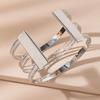 European and American Popular Bracelets, Minimalist Personality, Multi-layer Hollow Opening Arm Ring, Sand Chain Pattern Bracelet, Cross Bracelet.