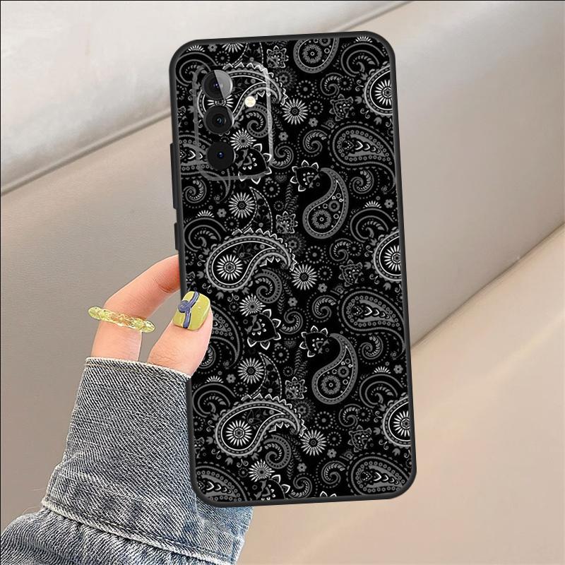 Paisley Bandana Case For Samsung Galaxy A22 A05 A53 A33 A06 A26 A16 A56 A36 A05 A32 A52 A54 A34 A14 A55 A15 A35